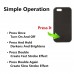 Samsung Galaxy S6 Edge Plus - LED Light illuminated Dimmable Selfie Flash Matte Hard Phone Cover Case - Black